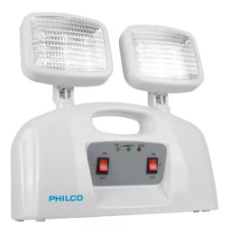 Lampara de Emergencia LED 2 Focos Philco